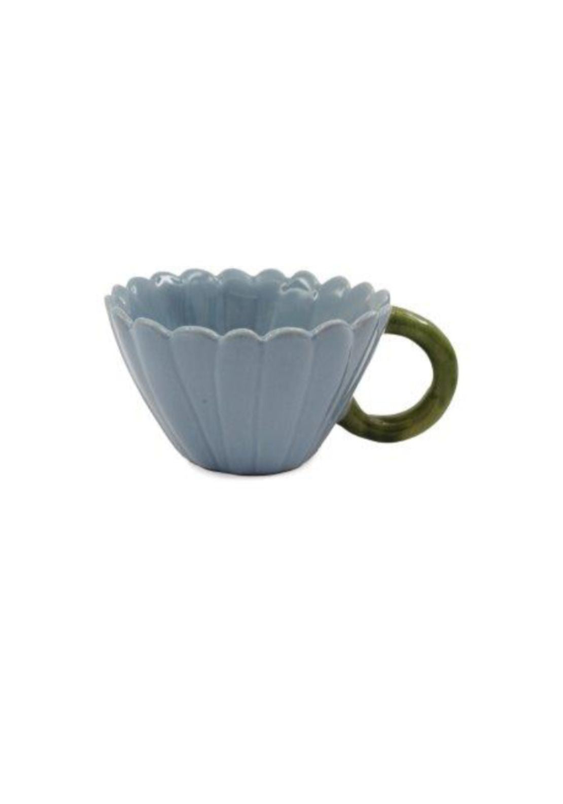 Flower Shape Mug - Blue