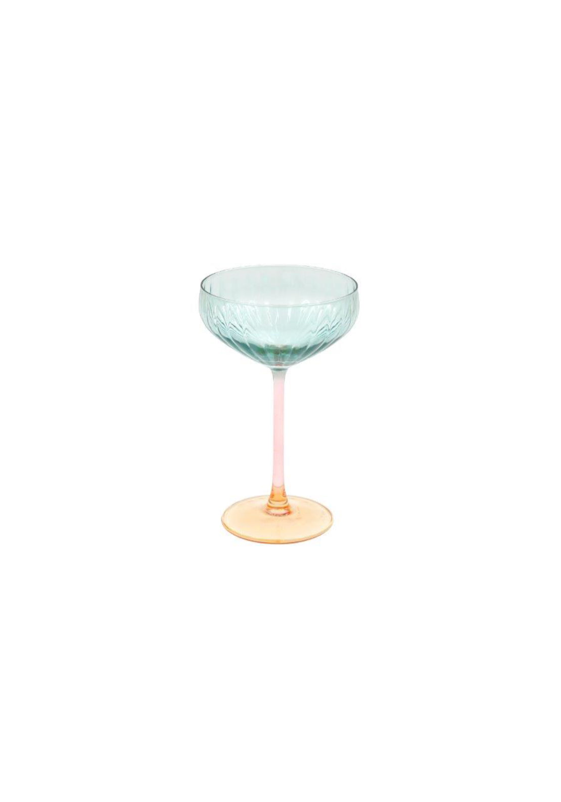 Three Colour Cocktail Glass - Multi