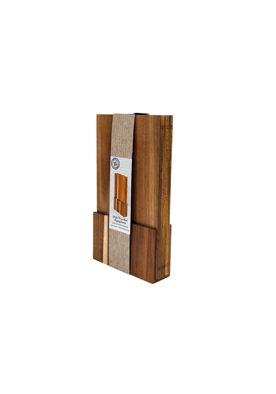 Set of 3 Books Chopping Boards - Wood