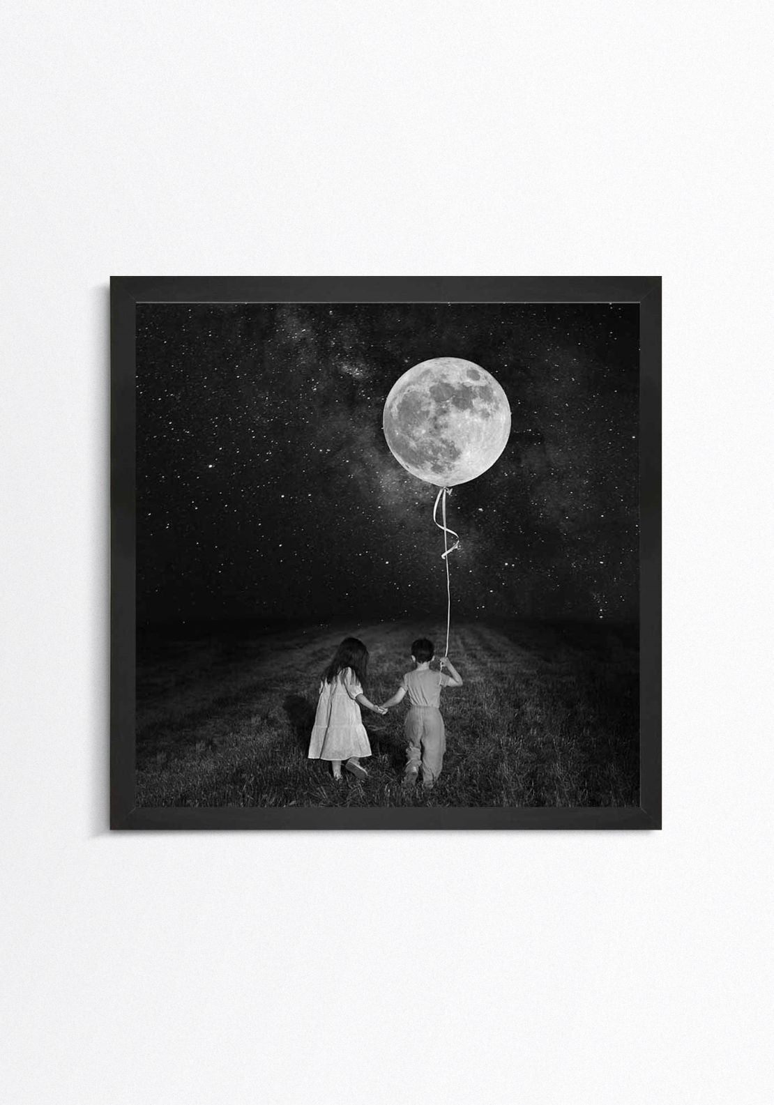 The Home Collection Kids &amp; Moon Framed Picture - Black 3 Shaws Department Stores