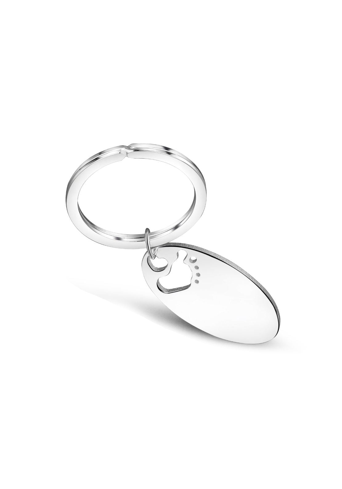 Newbridge Silverware Footprint Keyring 2 Shaws Department Stores