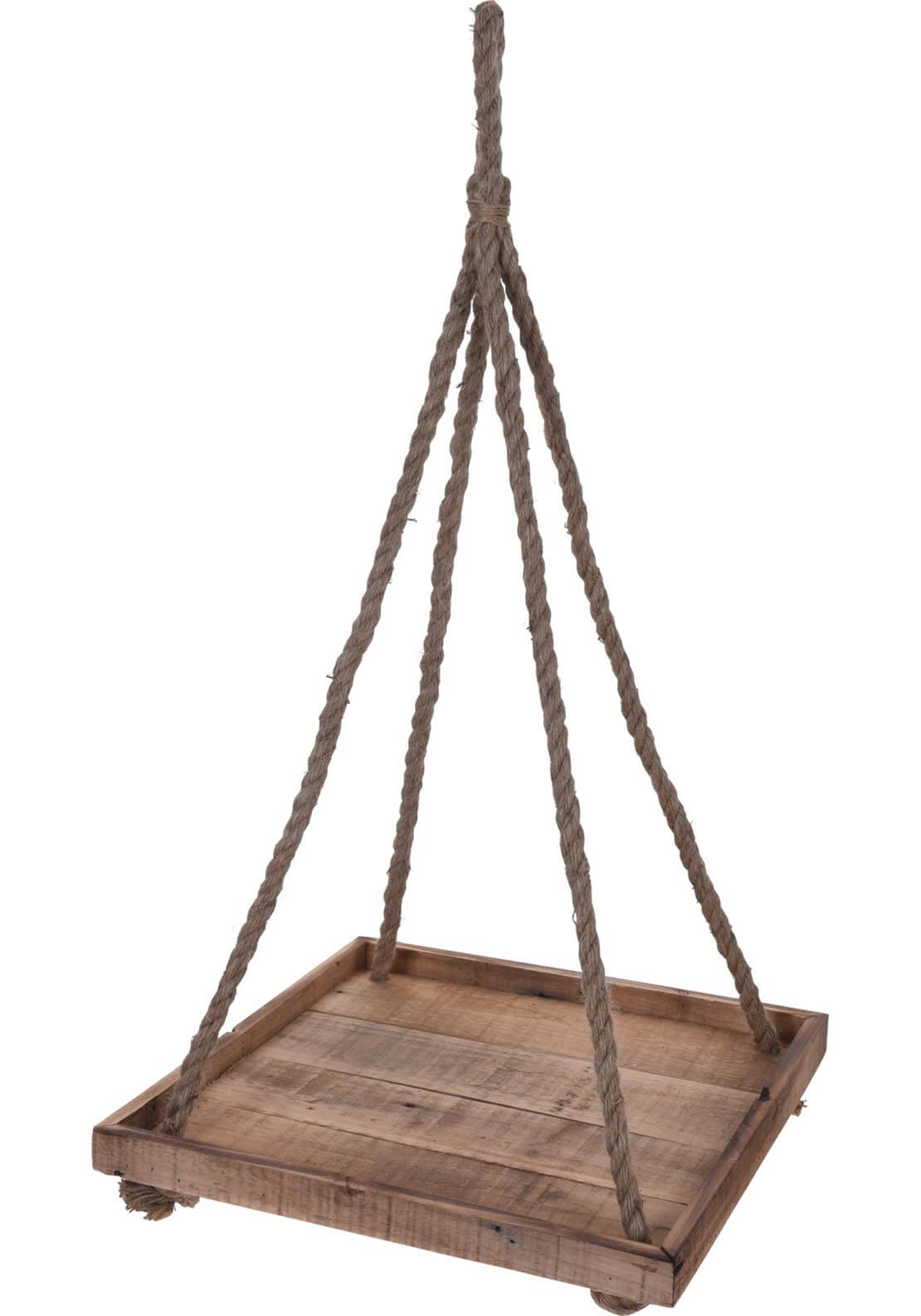 The Home Garden Hanging Tray On Rope 1 Shaws Department Stores
