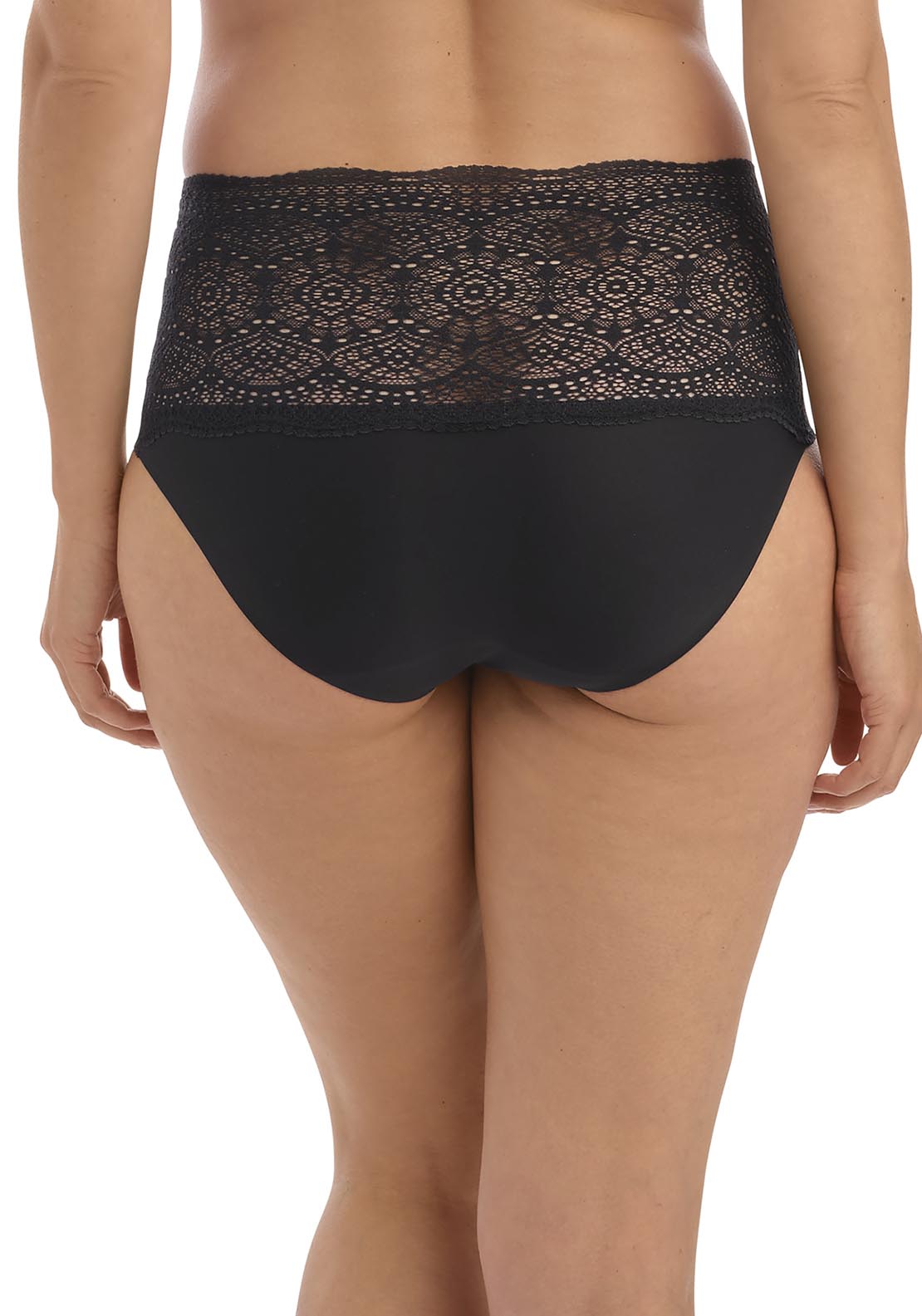 Fantasie Lace Ease Invisible Stretch Full Briefs - Black 4 Shaws Department Stores