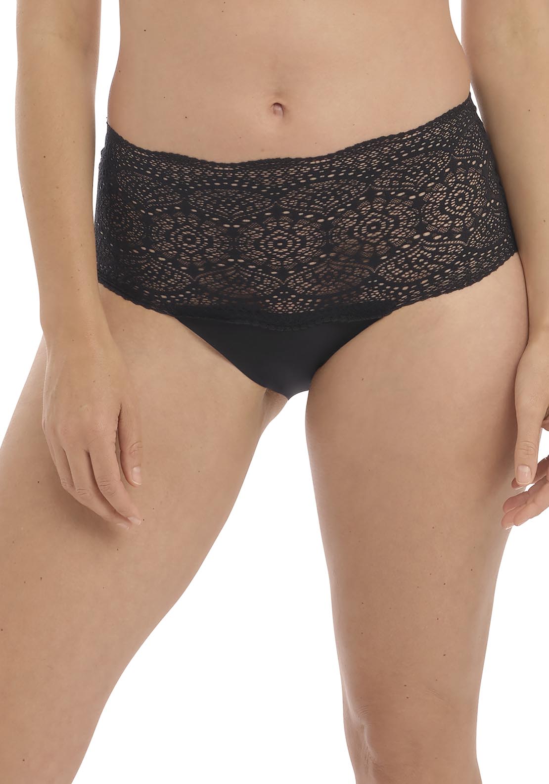 Fantasie Lace Ease Invisible Stretch Full Briefs - Black 1 Shaws Department Stores