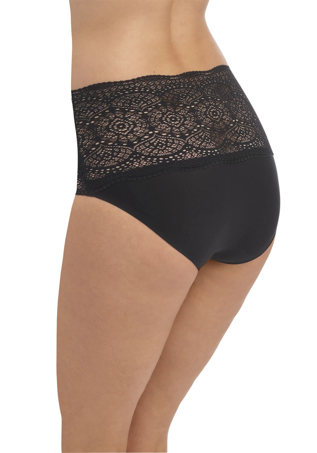 Fantasie Lace Ease Invisible Stretch Full Briefs - Black 4 Shaws Department Stores