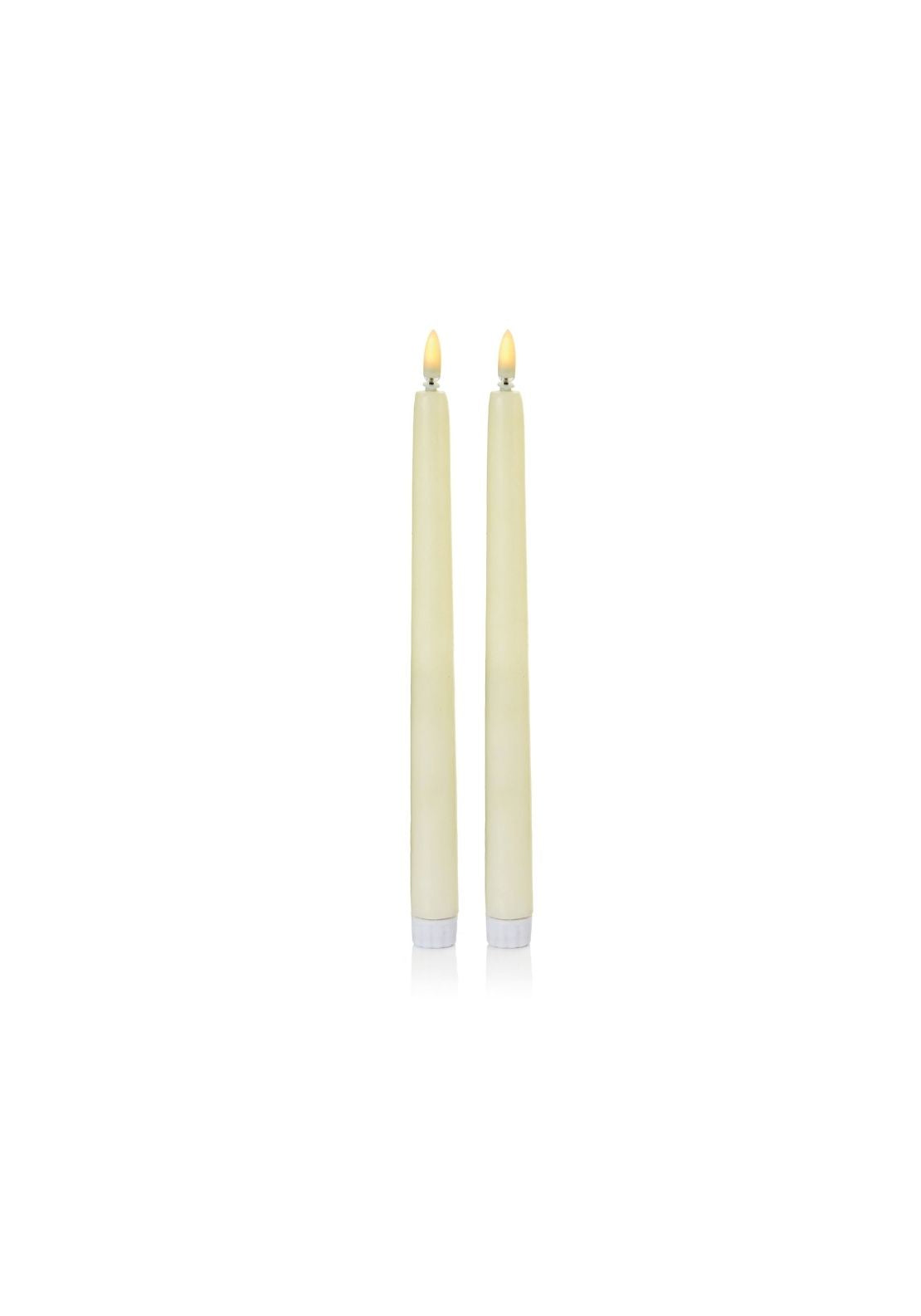 2Pc LED Taper Candles