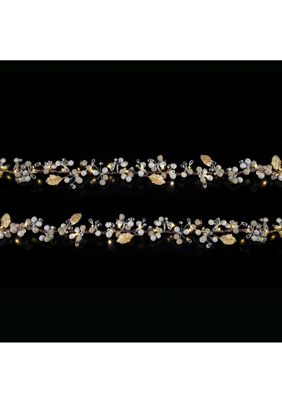 The Home Christmas Garland With Berries And Gems 3 Shaws Department Stores