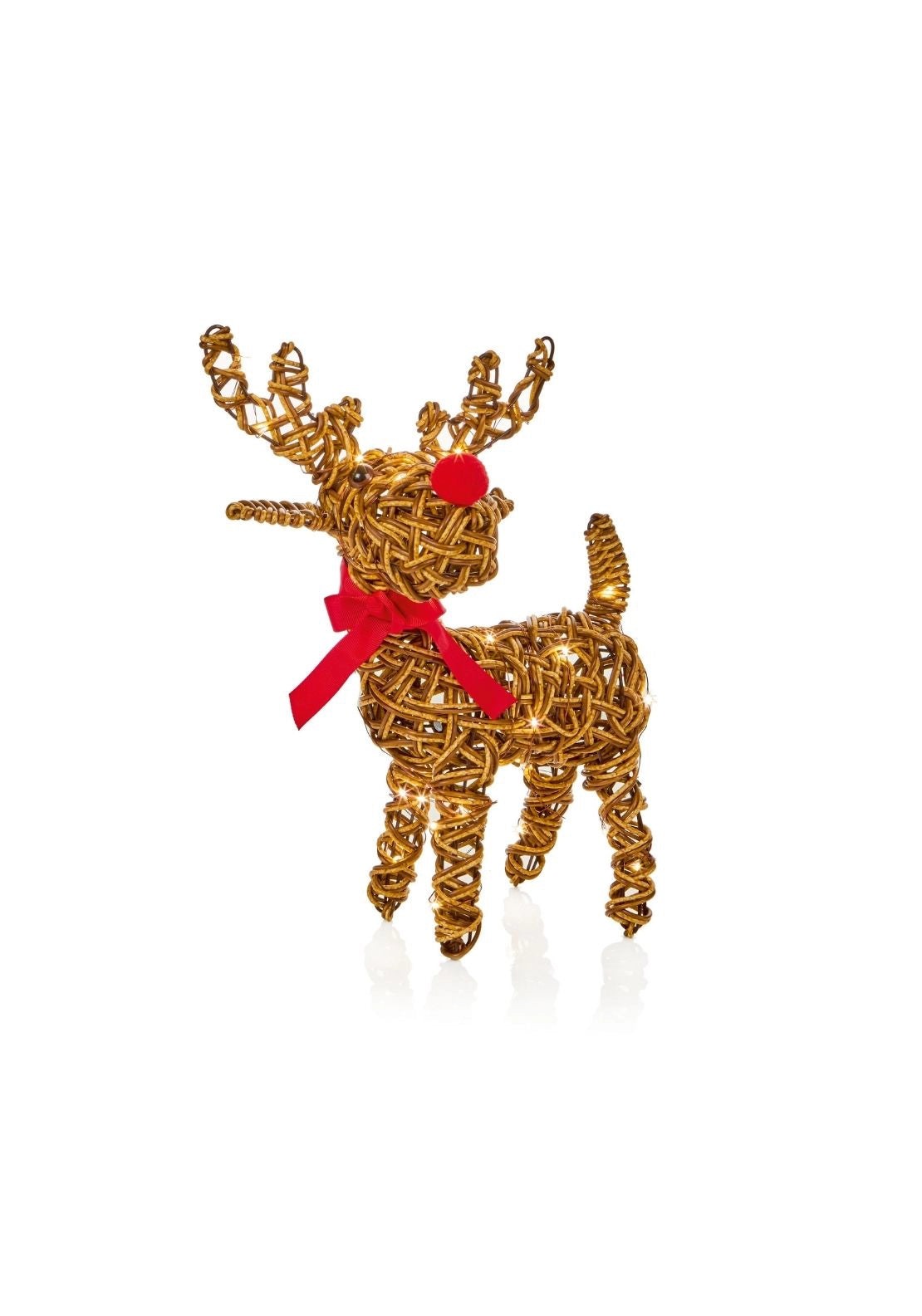 LED Multi Action Big Nose Reindeer - Multi
