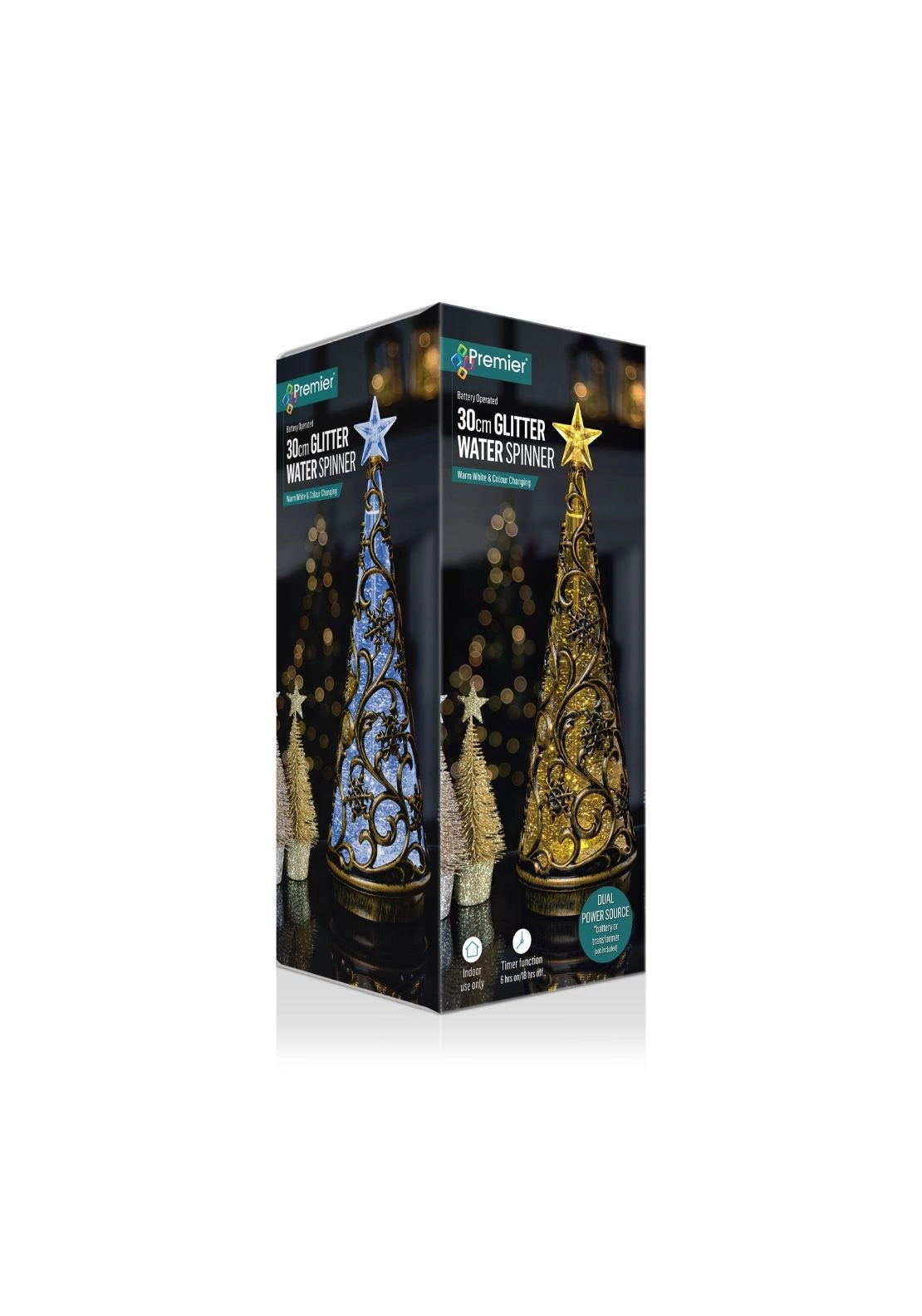 The Home Christmas LED Antique Tree With Star - Gold 2 Shaws Department Stores