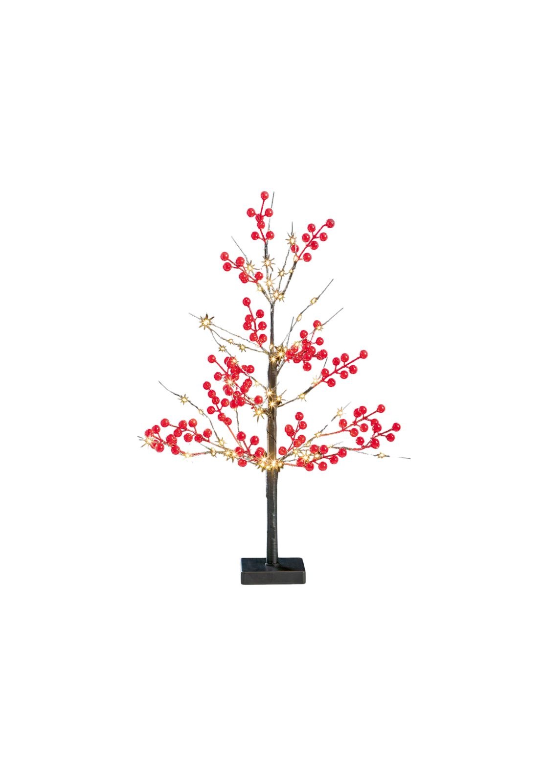 The Home Christmas LED Berry Tree 60cm - Red 1 Shaws Department Stores