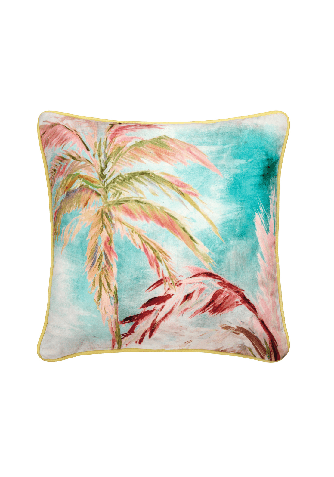 The Home Luxury Collection Lolitta Velvet Cushion - Green 2 Shaws Department Stores