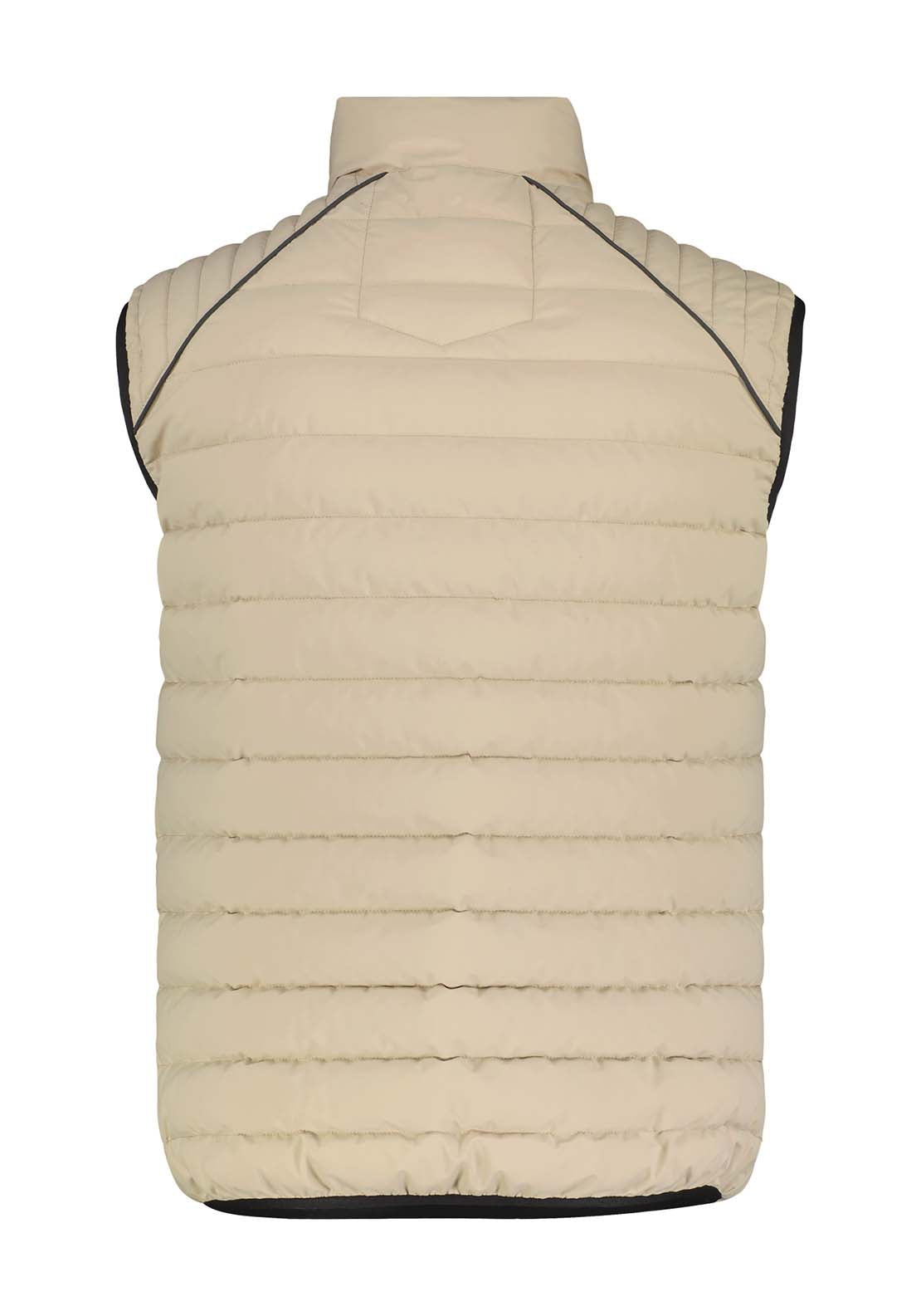 Lerros Quilted Gilet - Beige 2 Shaws Department Stores
