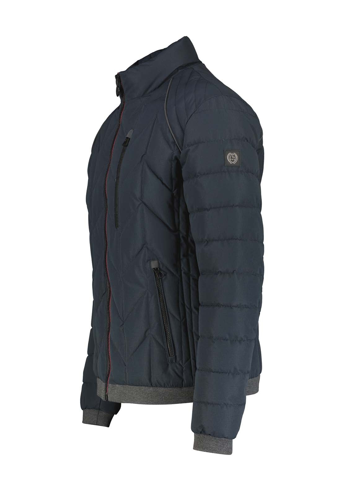 Lerros Short Quilted Jacket - Blue Knight 2 Shaws Department Stores