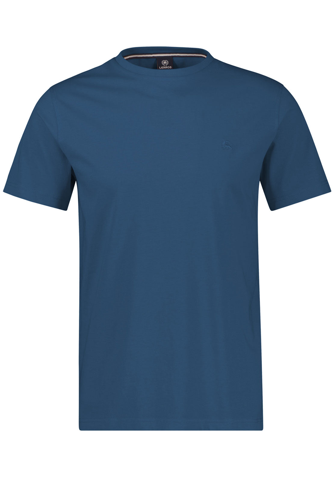 Lerros Plain T-shirt - Blue 1 Shaws Department Stores