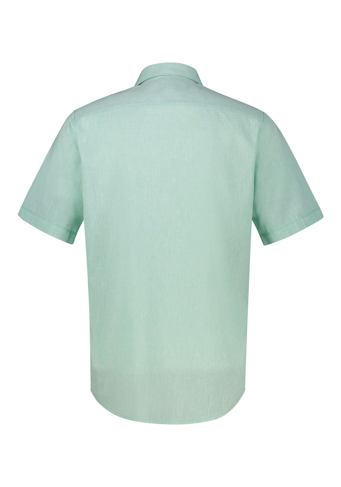 Lerros Short Sleeve Solid Casual Shirt - Mint Water 2 Shaws Department Stores
