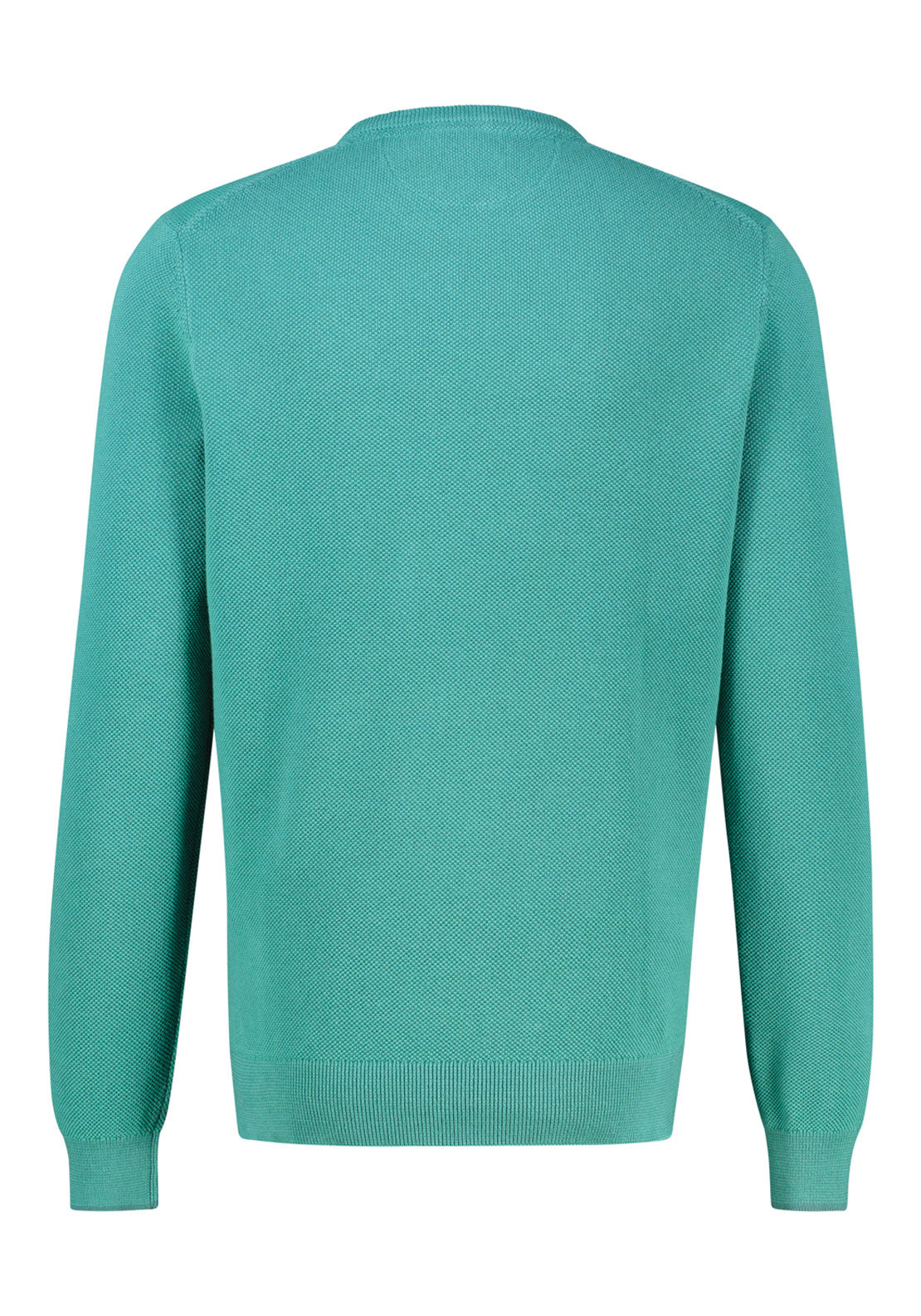 Lerros Crew Neck Knitwear - Soft Teal 4 Shaws Department Stores