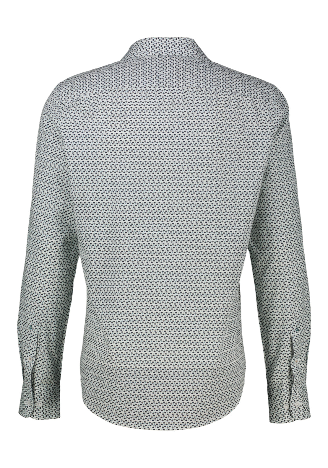 Geometric Print Shirt - Broken White