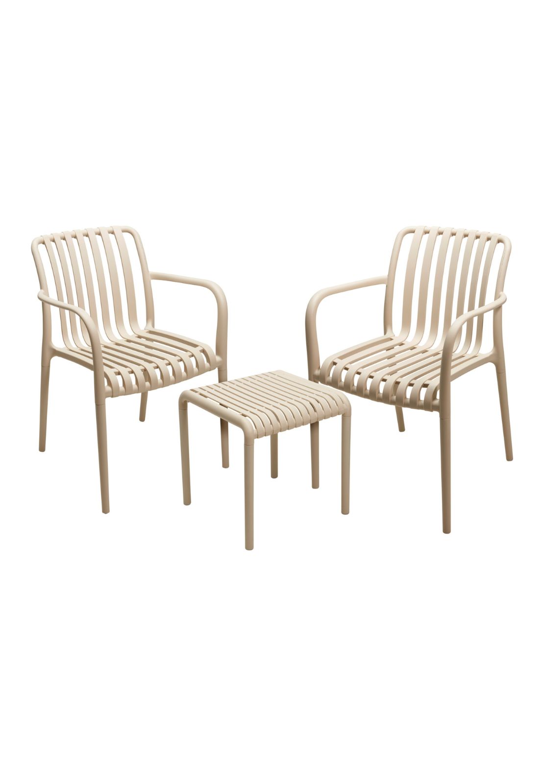 Garden Furniture Set Of 3 - Grey
