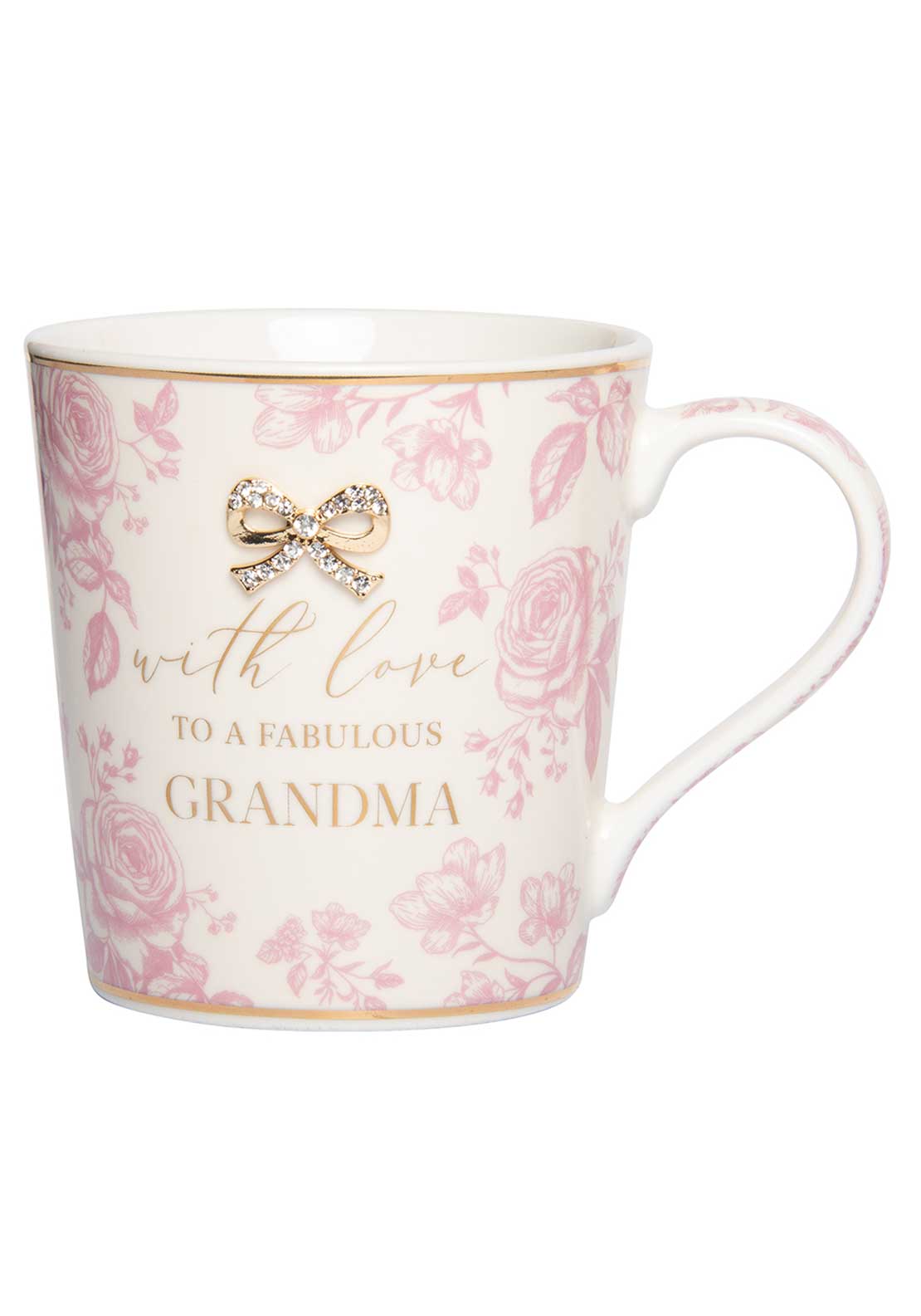 The Home Collection Fabulous Grandma Mug - Pink / White 1 Shaws Department Stores