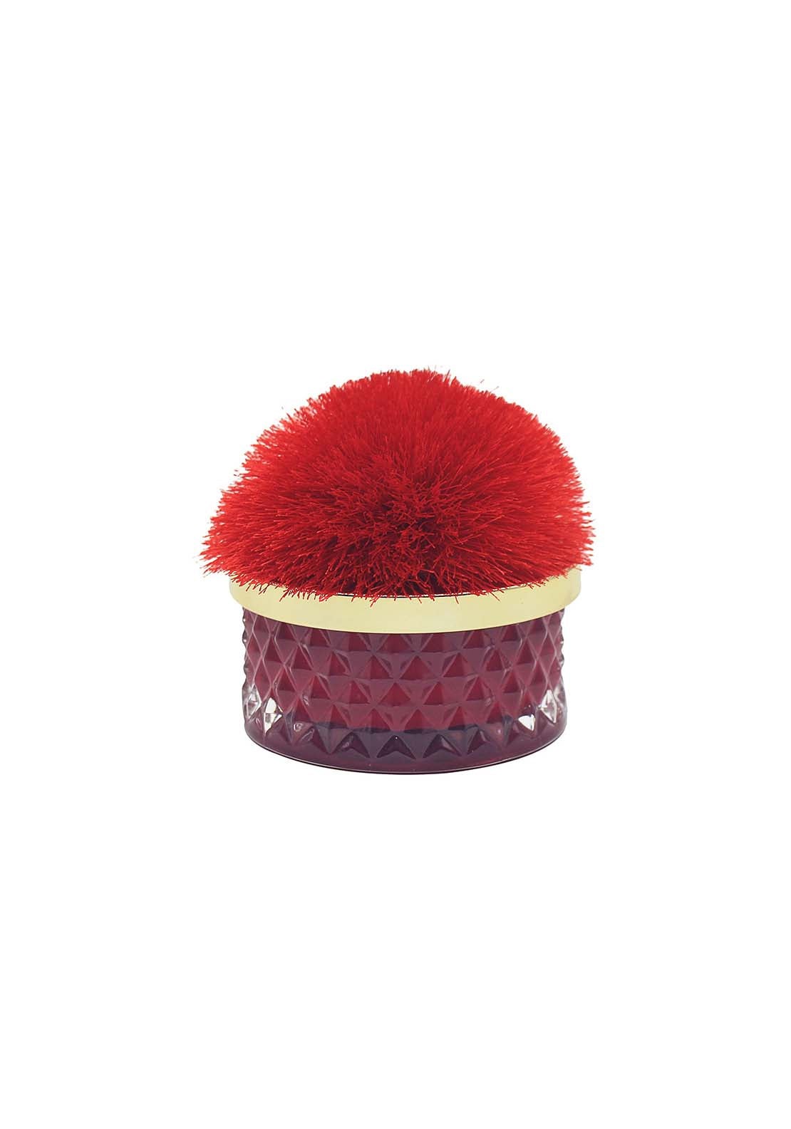 Pom Pom Pom Pom Candle Small - Red 1 Shaws Department Stores