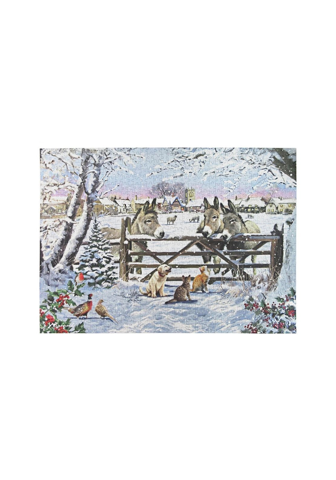 Donkey 1000Pc Jigsaw Puzzle - Multi