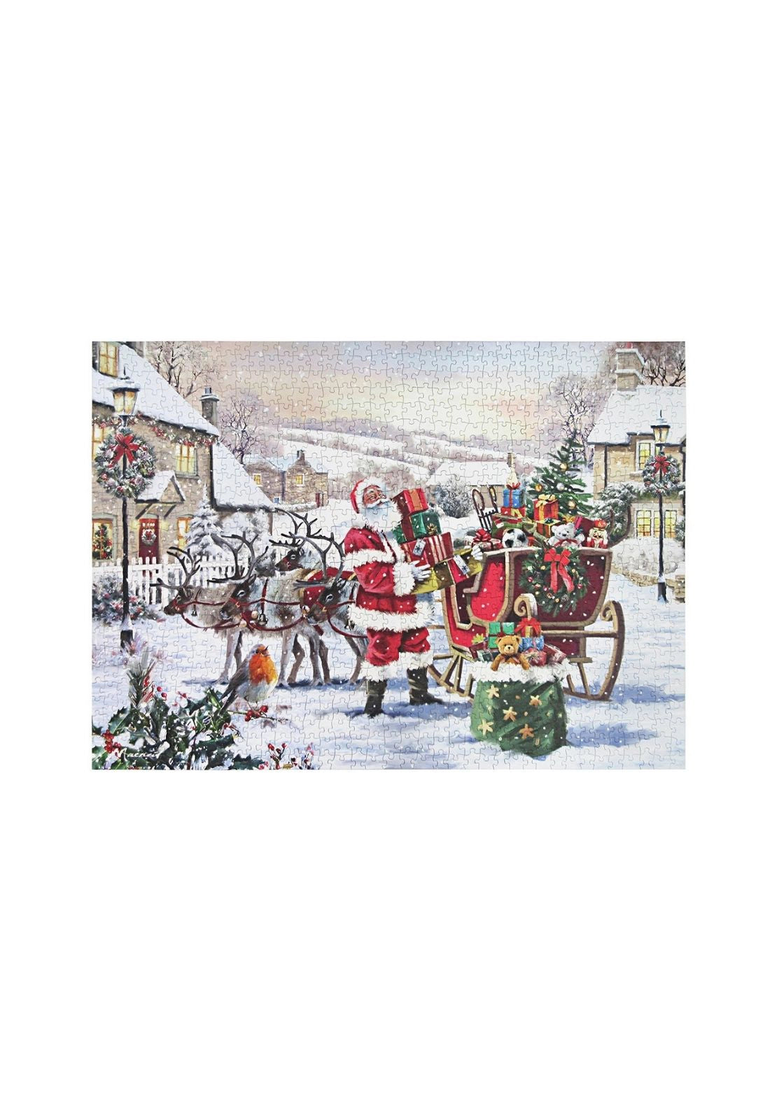 Santa 1000Pc Jigsaw Puzzle - Multi