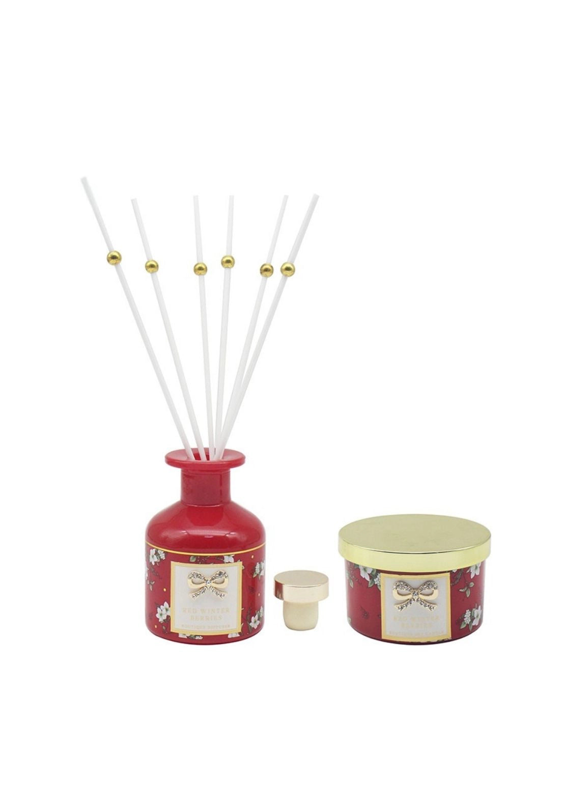 Madelaine Diffuser &amp; Candle Set - Red