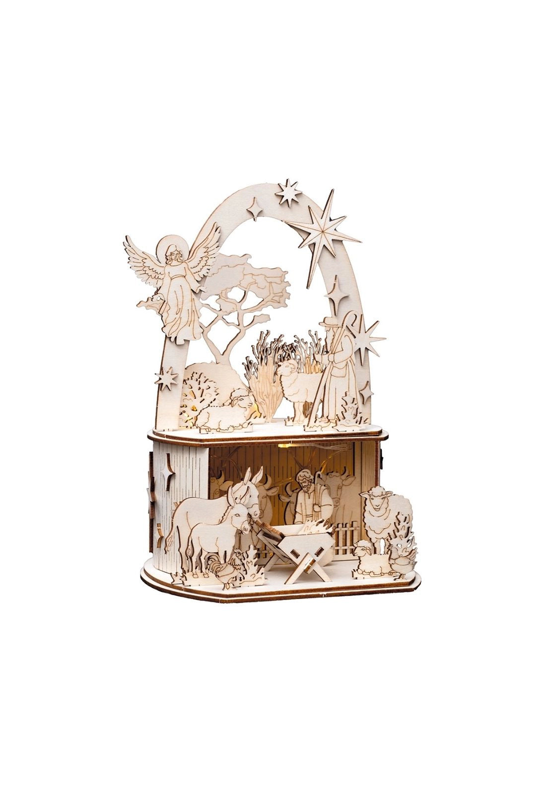 Christmas Nativity Puzzle - White