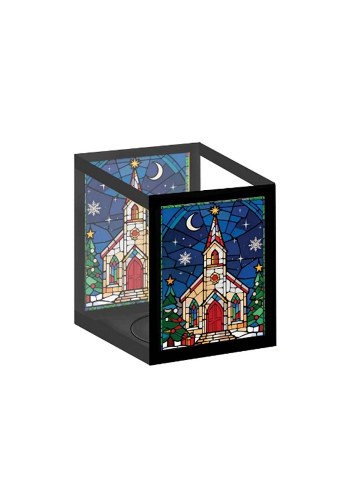 Church Tealight Holder - Multi