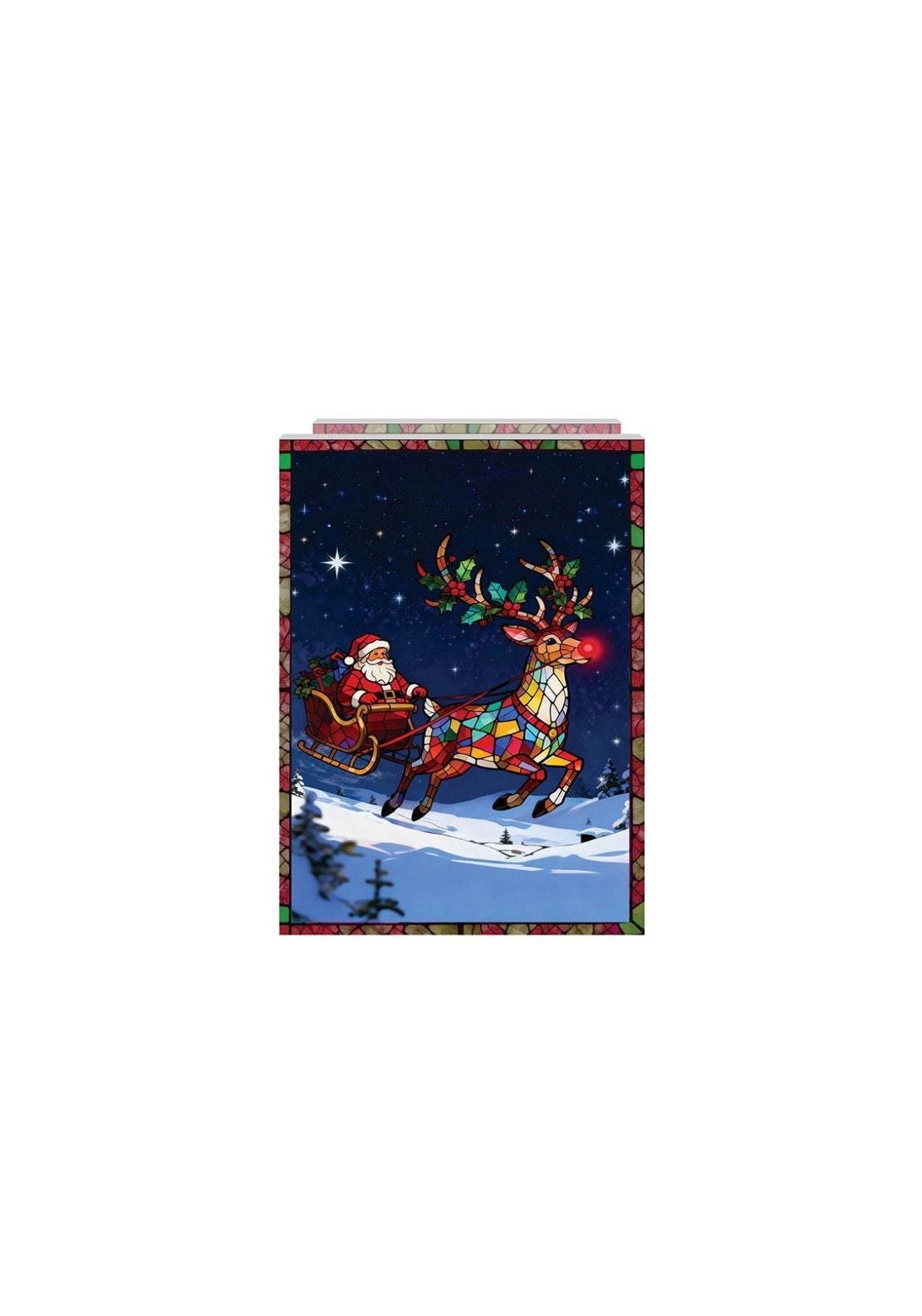 LED Light Up Santa Sleigh - Multi