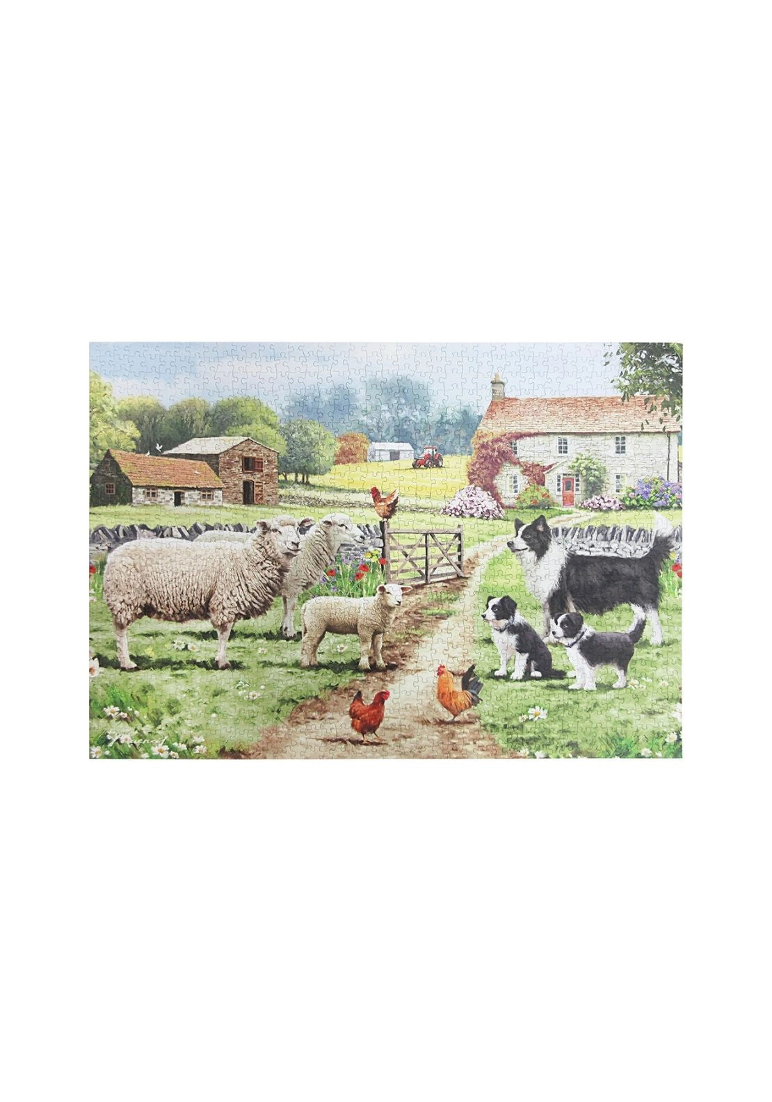Collie &amp; Sheep Jigsaw - Multi