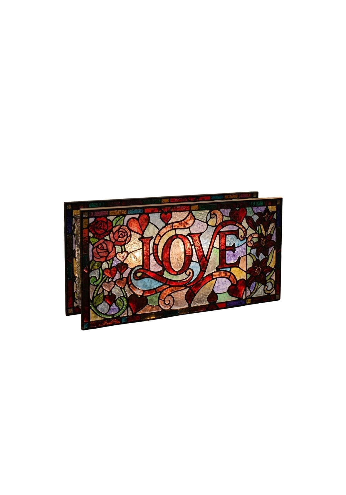 Love Stained Glass LED Light - Multi