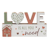 Plaque - Love 24x14x2