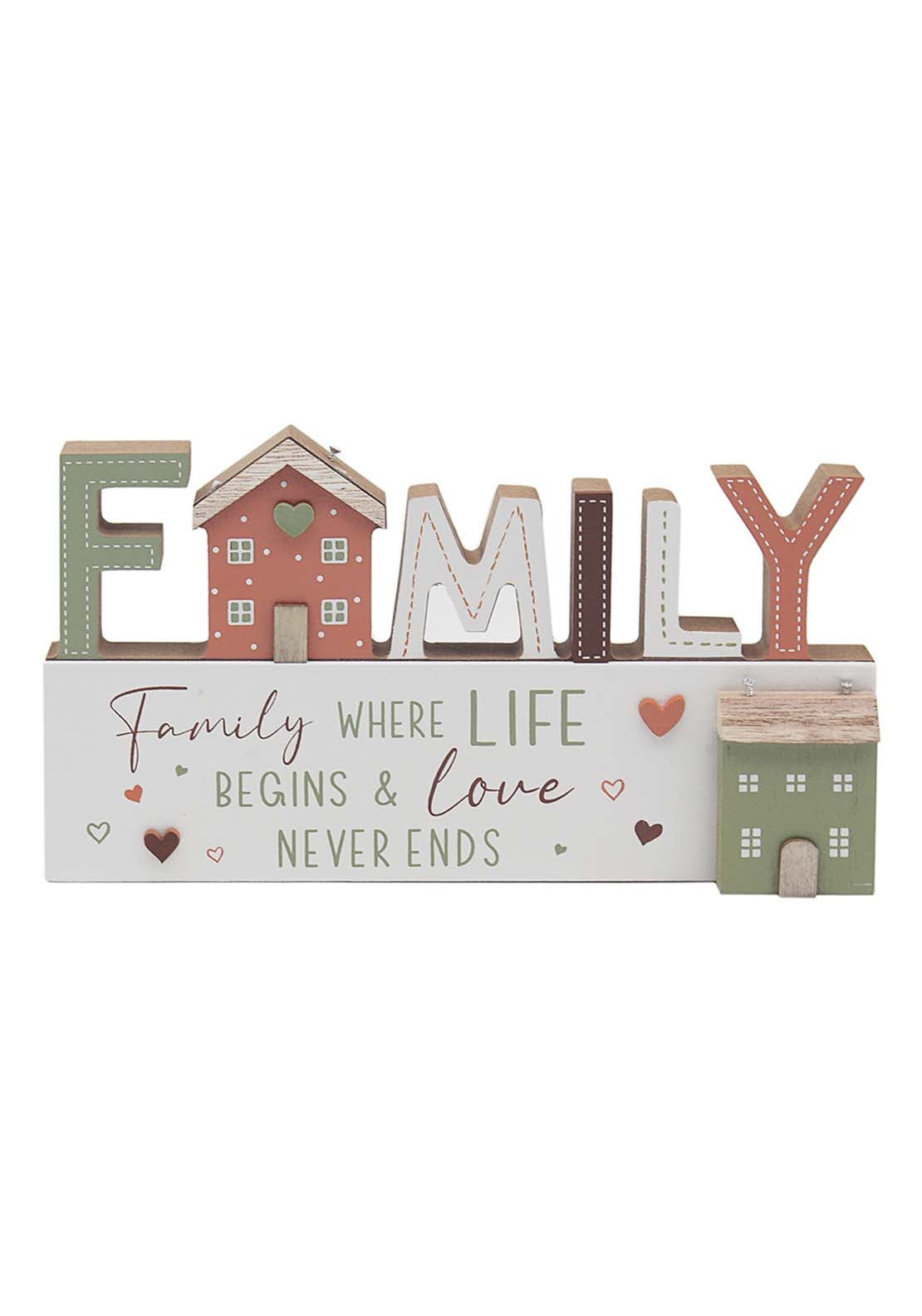 The Home Collection Plaque - Family 1 Shaws Department Stores