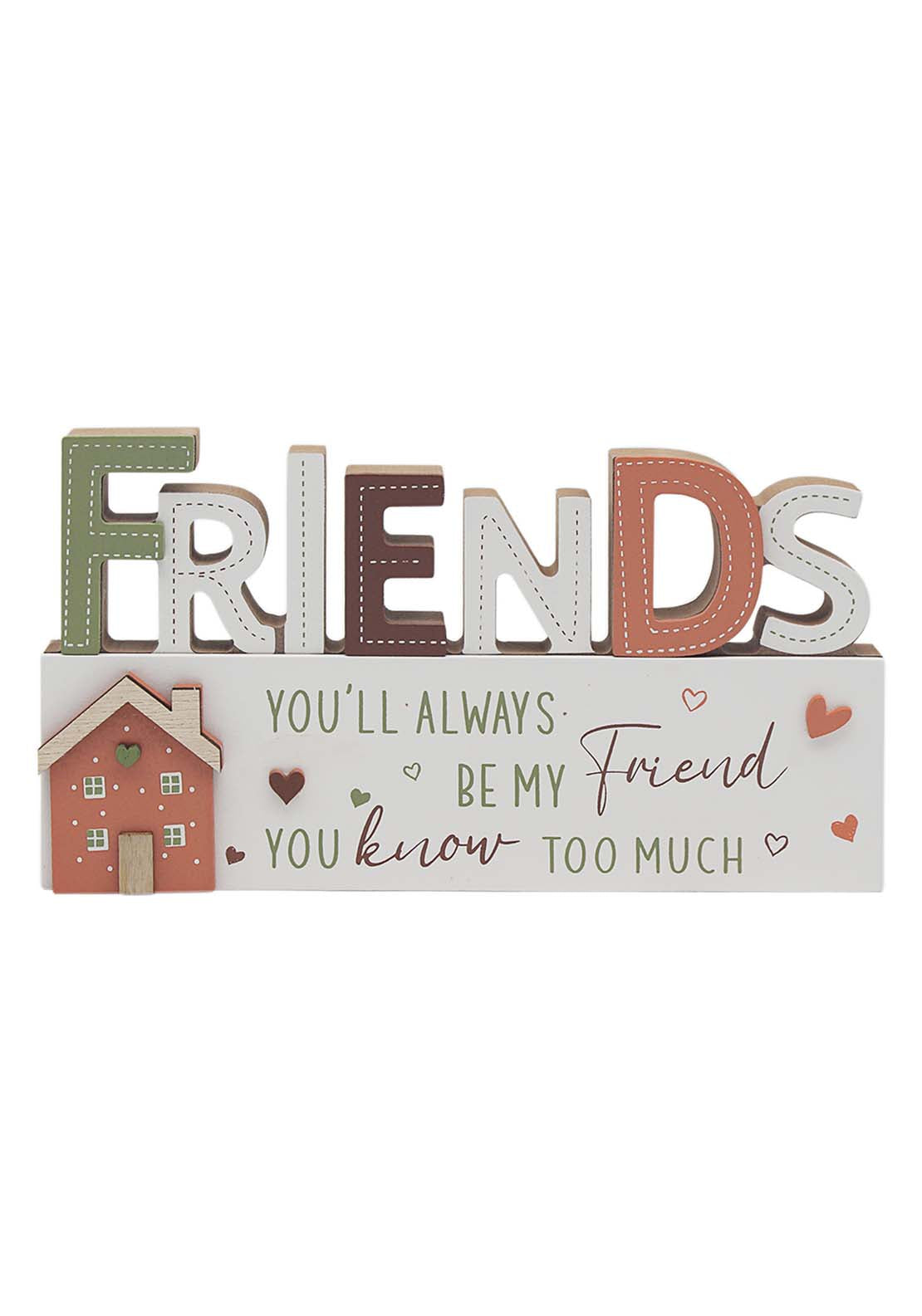 The Home Collection Plaque - Friends 1 Shaws Department Stores