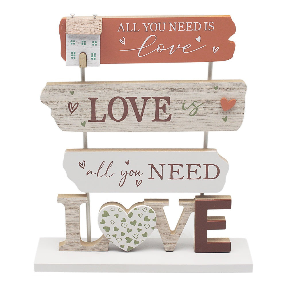 The Home Collection Plaque - Love 20x5x3 1 Shaws Department Stores