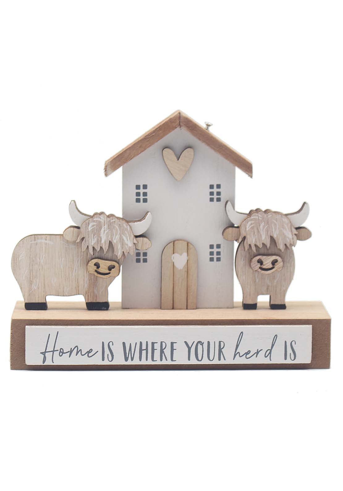 The Home Collection Highland Cow Plaque 1 Shaws Department Stores