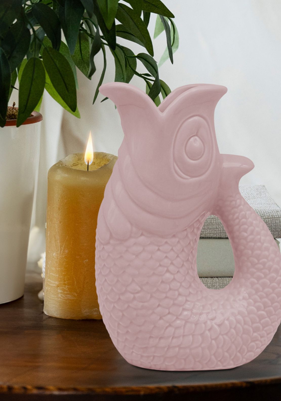 The Home Collection Fish Jug/Vase Pink - Pink 2 Shaws Department Stores