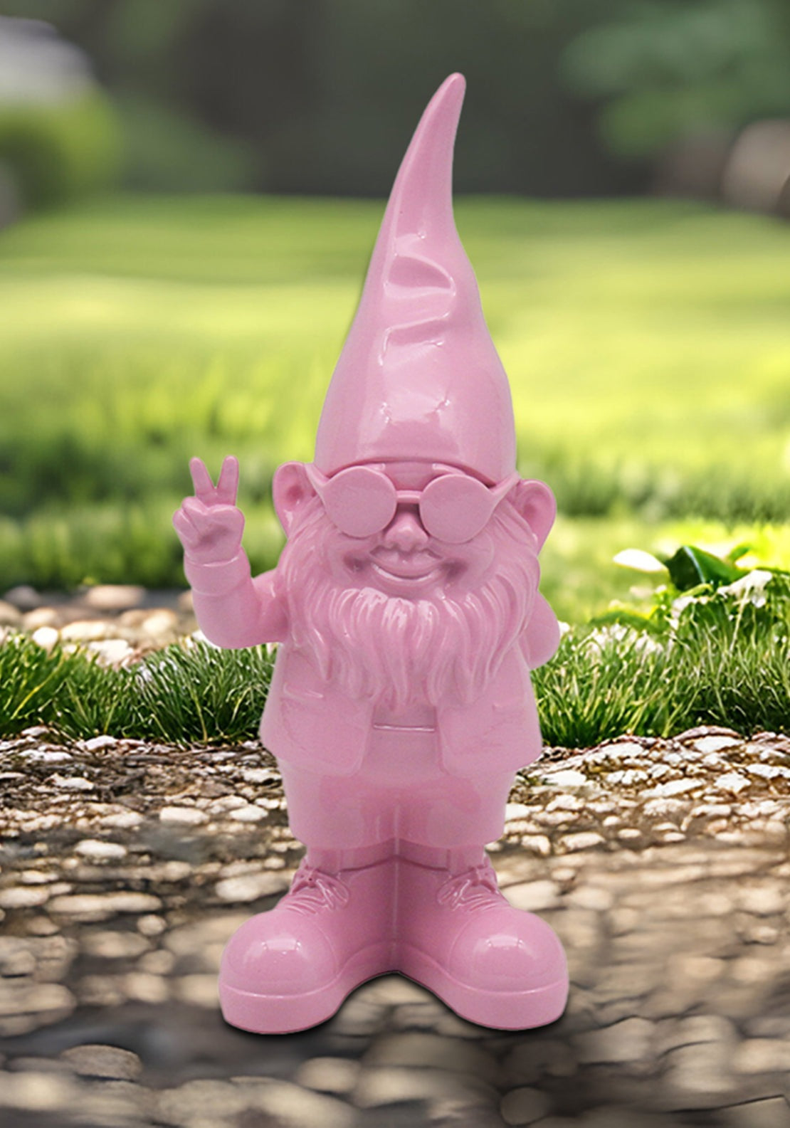 The Home Collection Gnome Figurine - Pink 1 Shaws Department Stores