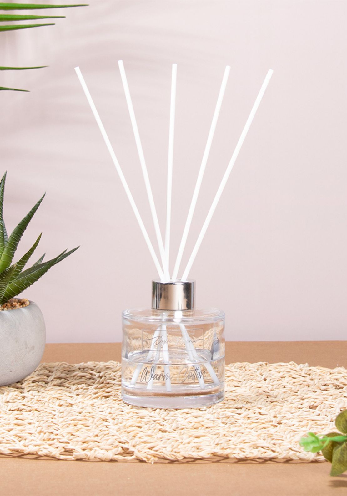 The Home Collection Warm Cotton Diffuser 100ml - Warm Cotton 1 Shaws Department Stores