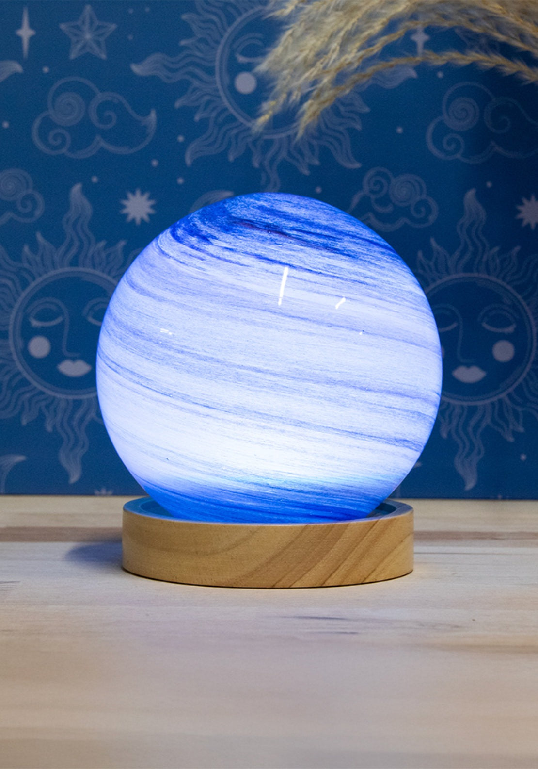 The Home Collection Planet Cosmic Lamp - Blue 2 Shaws Department Stores