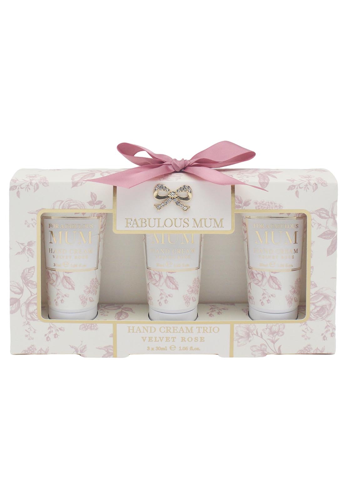 Fabulous Mum Hand Cream Set - Pink / White