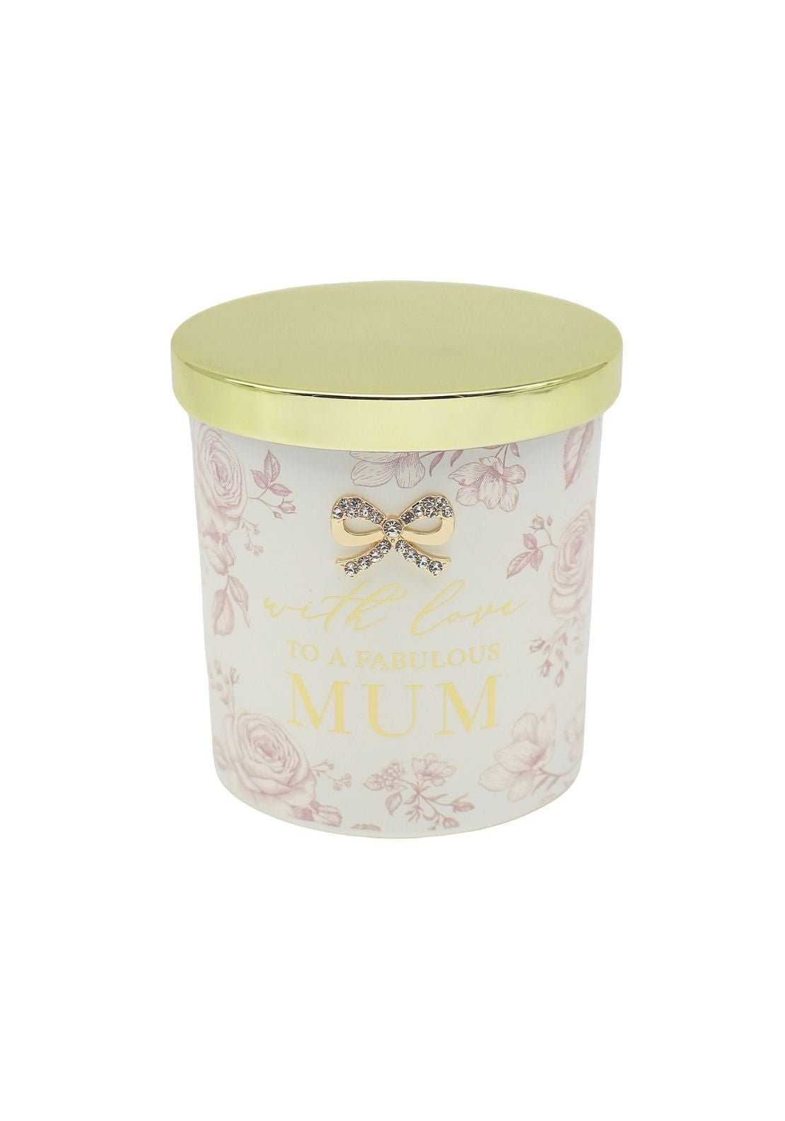 Fabulous Mum Candle - Pink / White