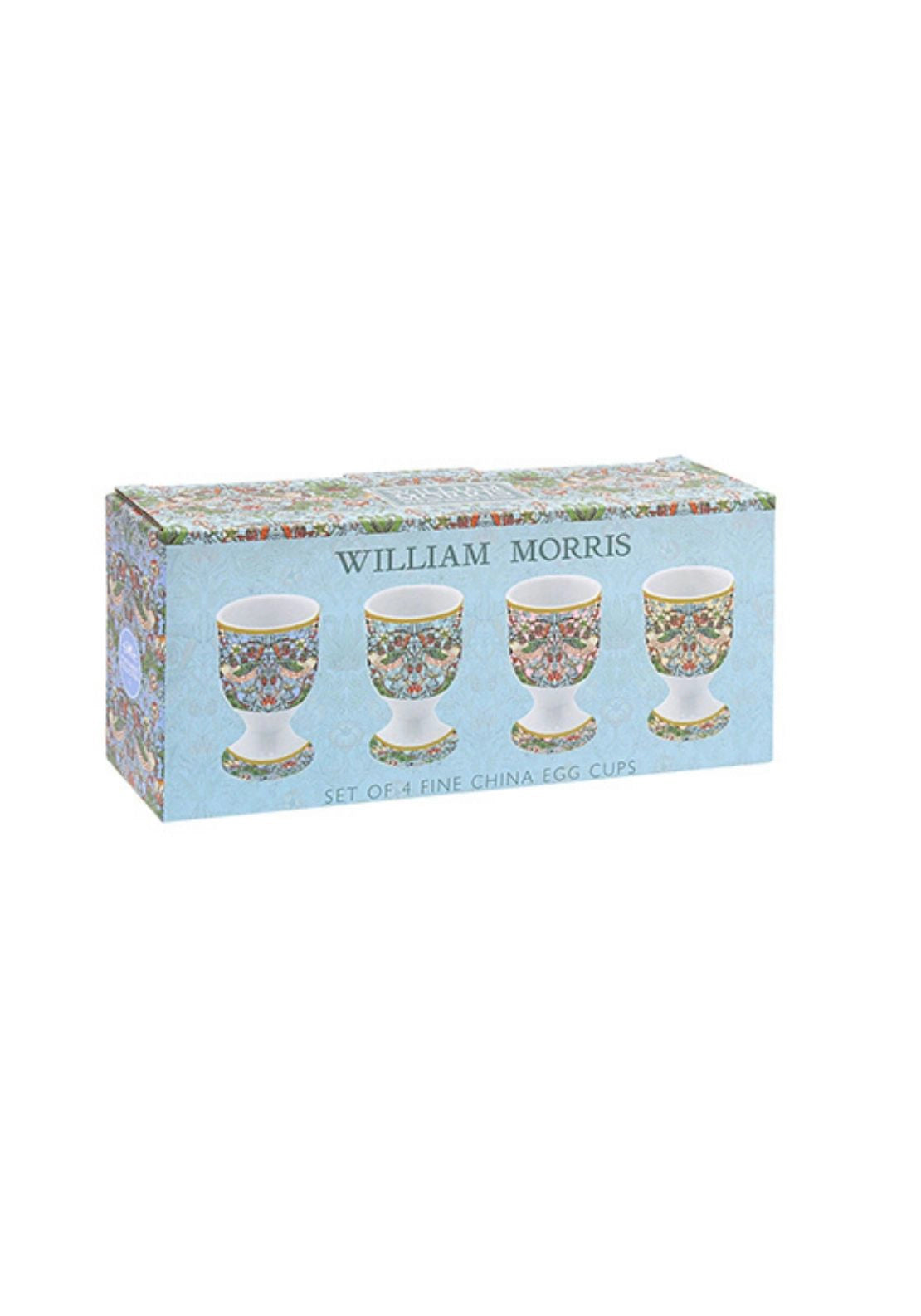 Strawberry Thief Set Of 4 Egg Cups - Multi