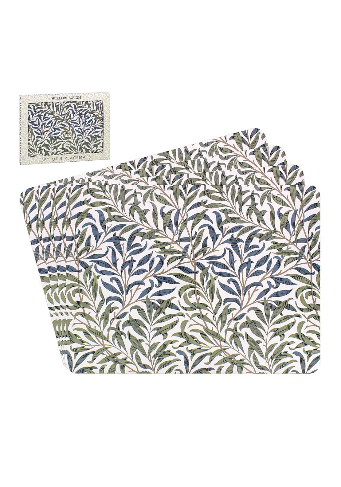 Lesser &amp; Pavey Set Of Four Willow Bough Placemats 1 Shaws Department Stores
