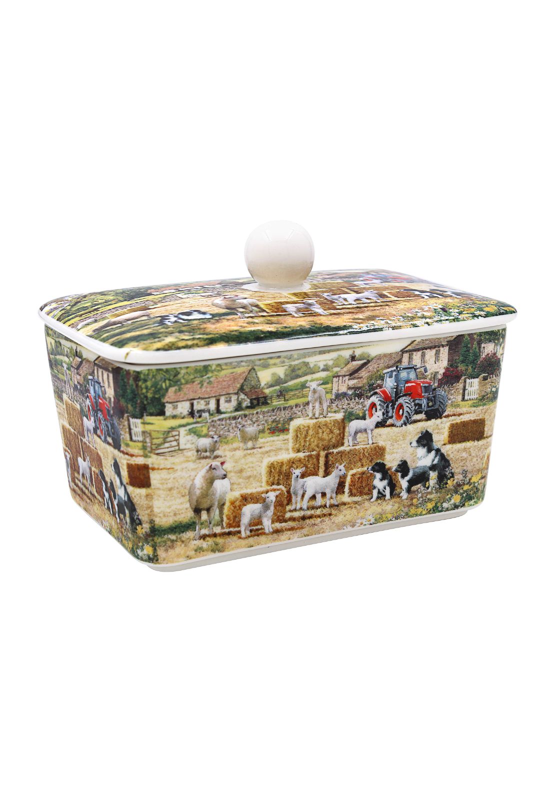 The Home Collection Collie &amp; Sheep Butter Dish 1 Shaws Department Stores