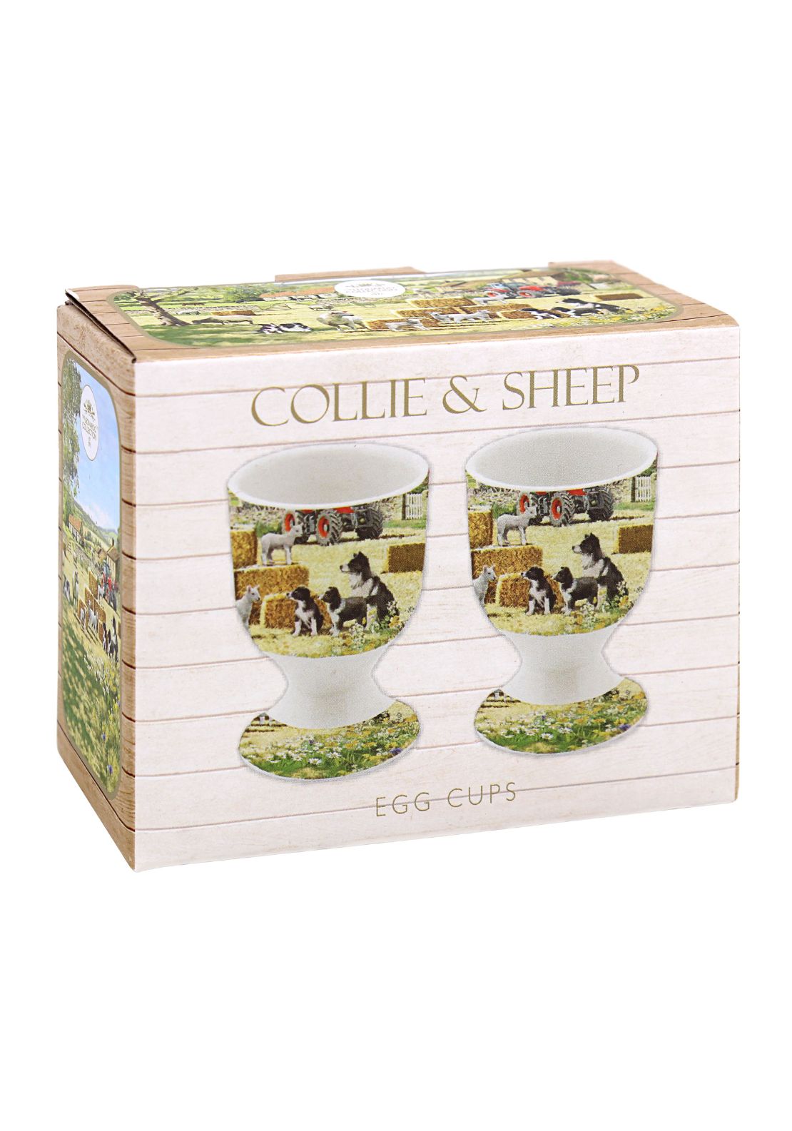 The Home Collection Collie &amp; Sheep Egg Cups 2 Shaws Department Stores