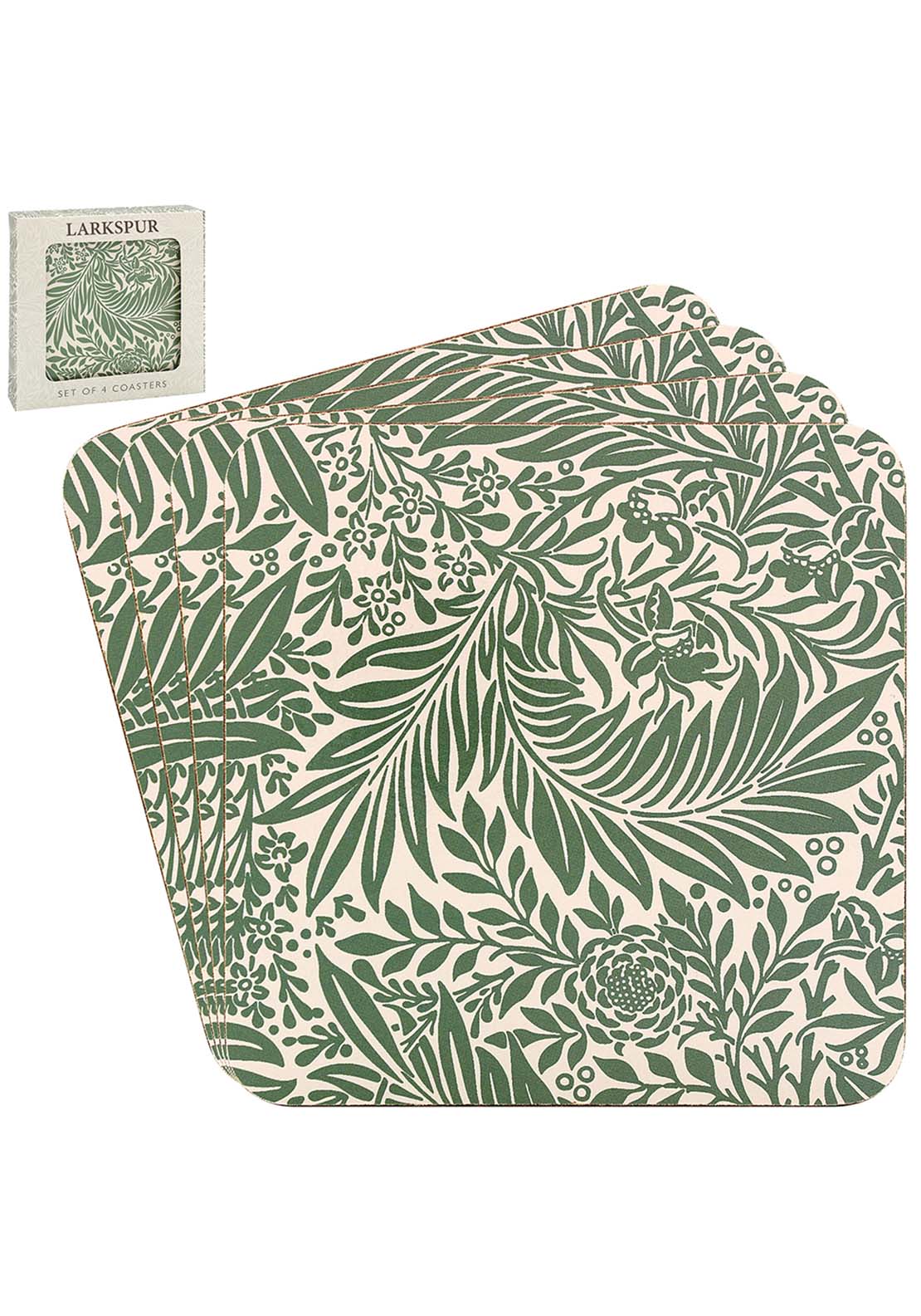The Home Collection Larkspur Coasters Set 4 1 Shaws Department Stores