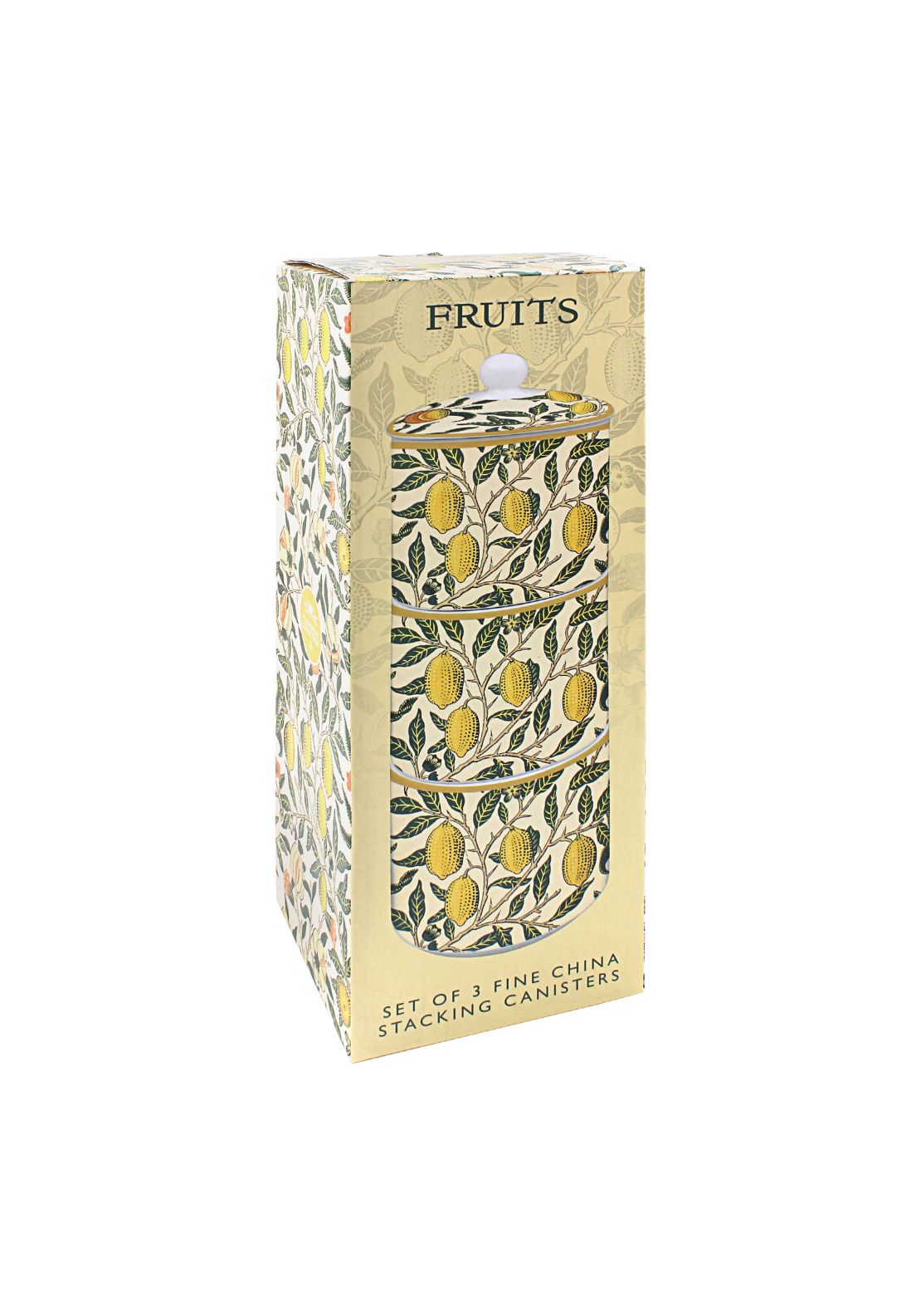The Home Collection Fruits Stacking Canisters Set of 3 2 Shaws Department Stores