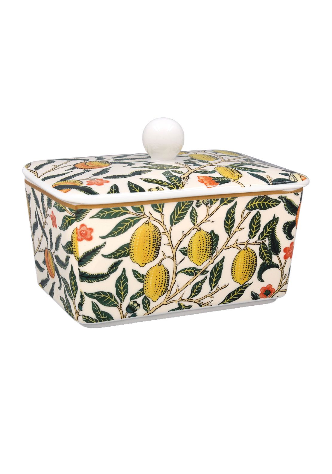The Home Collection Fruits Butter Dish 1 Shaws Department Stores